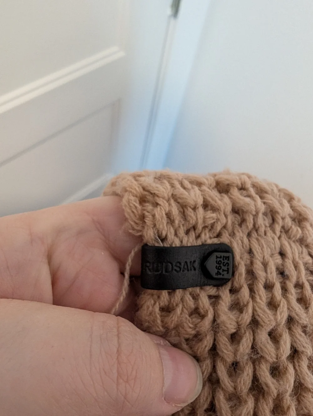 Rudsak/Authentic Rabbit Fur Knit Infinity Scarf - Picture 6 of 6